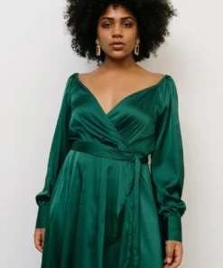 DD Rogue Tulip High Low Dress | Hunter Green 5 DD Rogue Tulip High Low Dress | Hunter Green