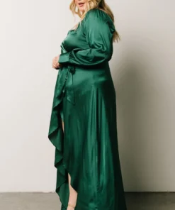 DD Rogue Tulip High Low Dress | Hunter Green 12 DD Rogue Tulip High Low Dress | Hunter Green