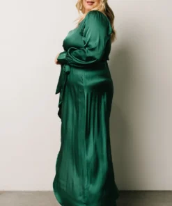 DD Rogue Tulip High Low Dress | Hunter Green 10 DD Rogue Tulip High Low Dress | Hunter Green