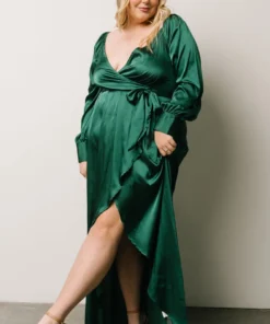 DD Rogue Tulip High Low Dress | Hunter Green 9 DD Rogue Tulip High Low Dress | Hunter Green