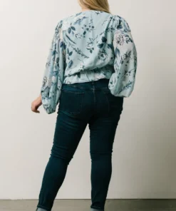 SL Tops Rosie Top | Light Blue Floral 23 SL Tops Rosie Top | Light Blue Floral