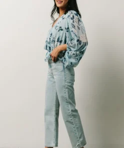 SL Tops Rosie Top | Light Blue Floral 19 SL Tops Rosie Top | Light Blue Floral