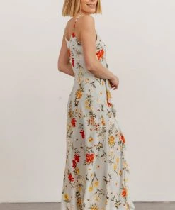 SL Roxanna Ruffle Maxi Dress | Multi Floral