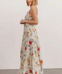 SL Roxanna Ruffle Maxi Dress | Multi Floral