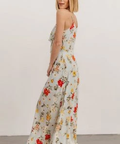 SL Roxanna Ruffle Maxi Dress | Multi Floral