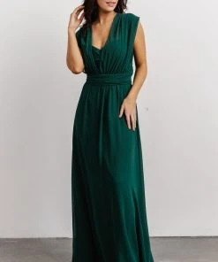 SL Dresses Ruth Strapless Convertible Gown | Dark Green 23 SL Dresses Ruth Strapless Convertible Gown | Dark Green