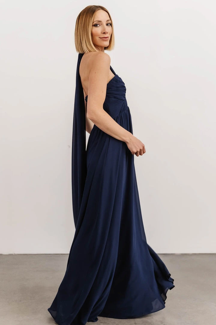 SL Ruth Strapless Convertible Gown | Navy Dresses 7 SL Ruth Strapless Convertible Gown | Navy Dresses