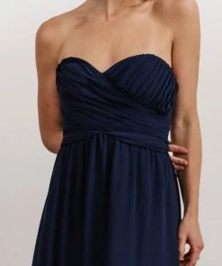 SL Ruth Strapless Convertible Gown | Navy Dresses 25 SL Ruth Strapless Convertible Gown | Navy Dresses