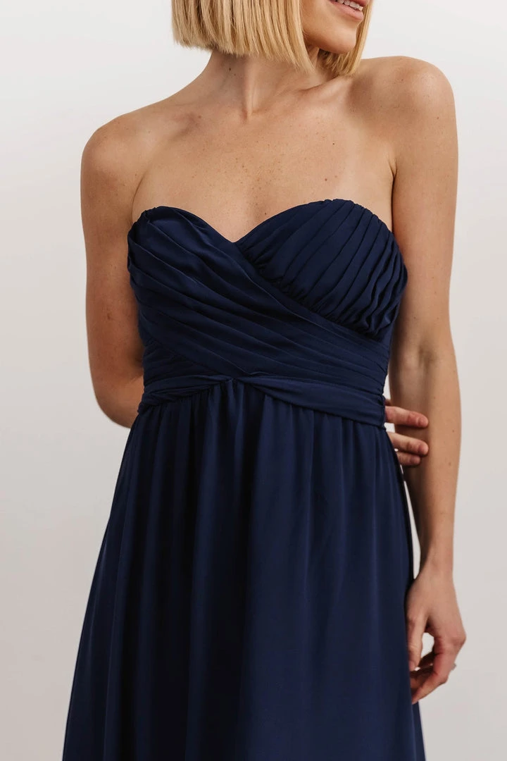 SL Ruth Strapless Convertible Gown | Navy Dresses 13 SL Ruth Strapless Convertible Gown | Navy Dresses