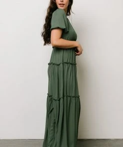 BB Custom Santorini Maxi Dress | Dusty Green Dresses