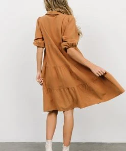 POL Shop All Sari Babydoll Dress | Camel
