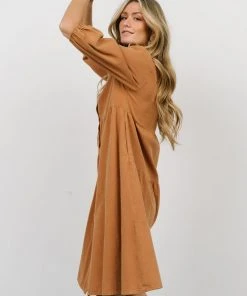 POL Shop All Sari Babydoll Dress | Camel