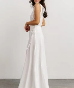 Soi Dresses Saya Wrap Maxi Dress | Off-White