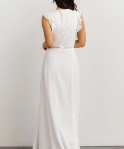 Soi Dresses Saya Wrap Maxi Dress | Off-White