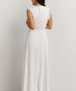 Soi Dresses Saya Wrap Maxi Dress | Off-White