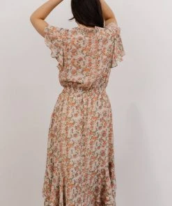 KA Shelby High-Low Dress | Pink Multi Floral Dresses