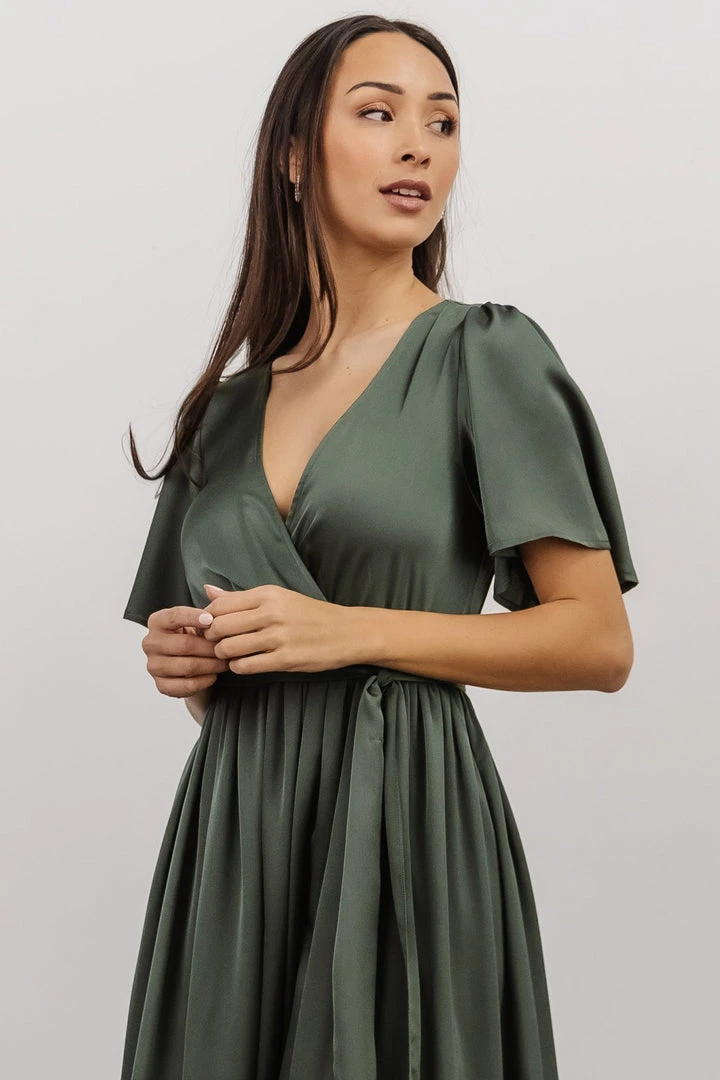 BB Custom Sicily Satin Maxi Dress | Dusty Green Dresses 10 BB Custom Sicily Satin Maxi Dress | Dusty Green Dresses