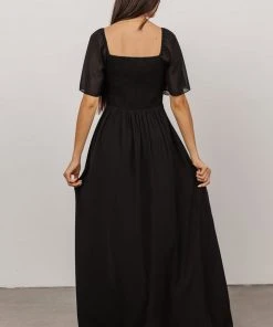 BB Custom Dresses Sierra Sweetheart Maxi Dress | Black
