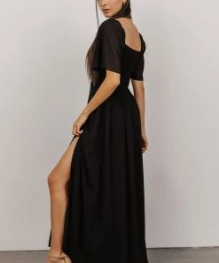 BB Custom Dresses Sierra Sweetheart Maxi Dress | Black