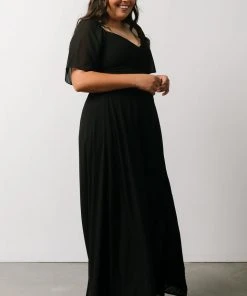 BB Custom Dresses Sierra Sweetheart Maxi Dress | Black