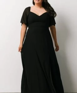 BB Custom Dresses Sierra Sweetheart Maxi Dress | Black