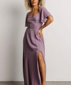 BB Custom Sierra Sweetheart Maxi Dress | Lilac