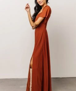 BB Custom Sierra Sweetheart Maxi Dress | Spice