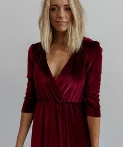 BB Custom Sofia Velvet Maxi Dress | Mulberry