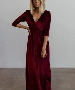 BB Custom Sofia Velvet Maxi Dress | Mulberry