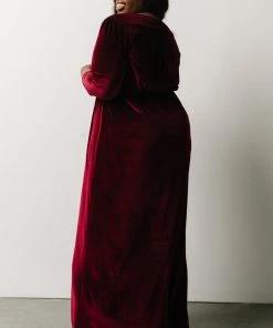 BB Custom Sofia Velvet Maxi Dress | Mulberry
