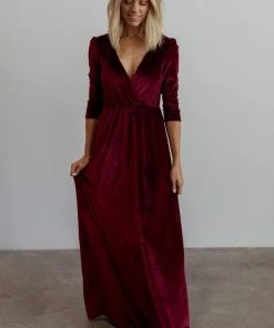 BB Custom Sofia Velvet Maxi Dress | Mulberry