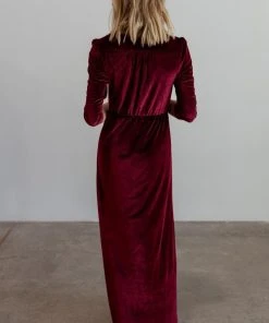 BB Custom Sofia Velvet Maxi Dress | Mulberry