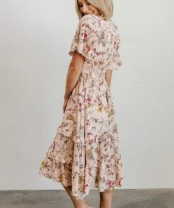 BB Custom Spell Boho Midi Dress | Blush Floral