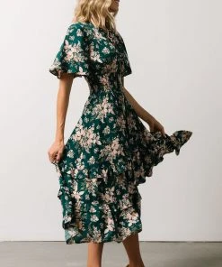 BB Custom Spell Boho Midi Dress | Topaz + Blush Floral