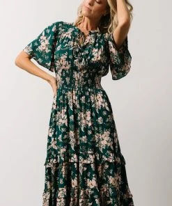 BB Custom Spell Boho Midi Dress | Topaz + Blush Floral