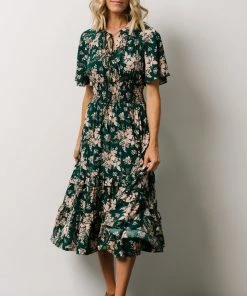 BB Custom Spell Boho Midi Dress | Topaz + Blush Floral