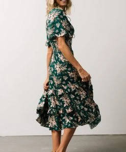 BB Custom Spell Boho Midi Dress | Topaz + Blush Floral