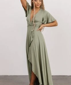 DD Sybil Maxi Dress | Dusty Sage Dresses