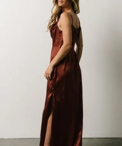 SL Sydney Satin Gown | Cinnamon Dresses