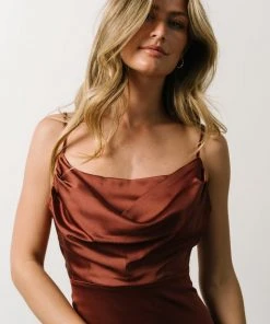 SL Sydney Satin Gown | Cinnamon Dresses