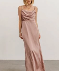 SL Sydney Satin Gown | Dusty Mauve