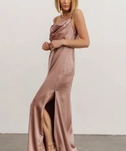 SL Sydney Satin Gown | Dusty Mauve