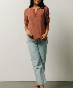 IL Thatcher Long Sleeve Top | Clay Boho 15 IL Thatcher Long Sleeve Top | Clay Boho