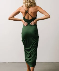 DD Tia Midi Dress | Green 9 DD Tia Midi Dress | Green