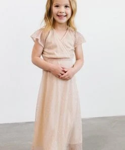 BB Custom Dresses Toddler Grace Sparkle Gown | Champagne