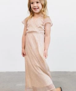 BB Custom Dresses Toddler Grace Sparkle Gown | Champagne
