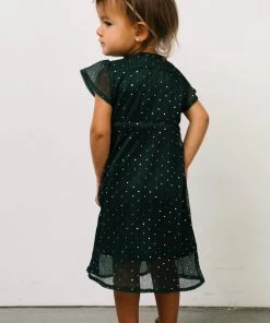 BB Custom Toddler Grace Sparkle Gown | Emerald Dresses