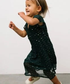 BB Custom Toddler Grace Sparkle Gown | Emerald Dresses