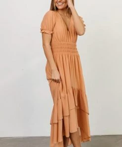 BB Custom Tuscany High-Low Dress | Dusty Melon