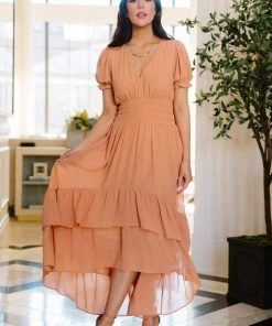 BB Custom Tuscany High-Low Dress | Dusty Melon